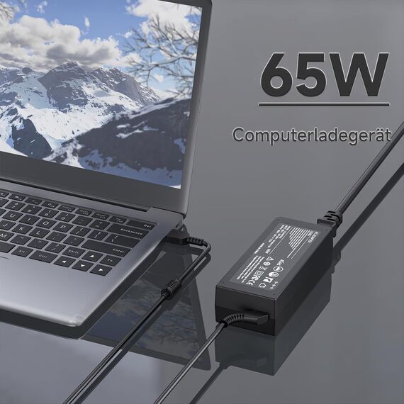 BIUBOTY 65W/45W Ladegerät Laptop für Lenovo ThinkPad T440 T450 T460 T470 T480 X240 X250 X260 X270 L450 L460 L470 E450 E460 E470, Slim Tip Laptop Netzteil