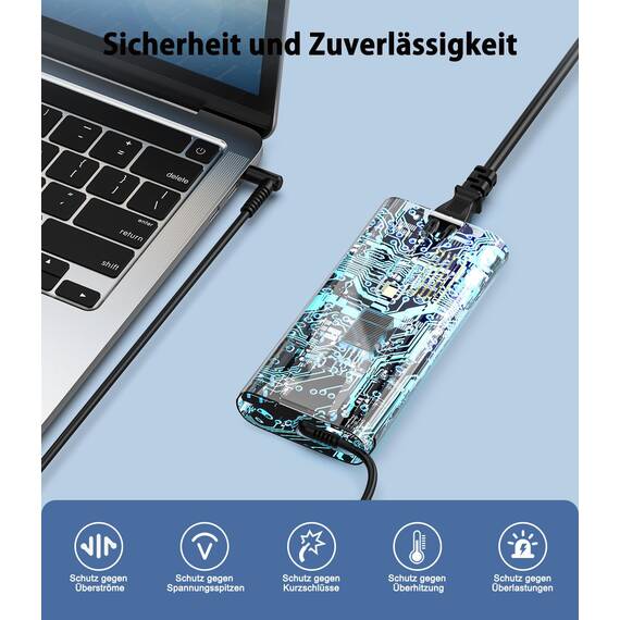 shefor 150W Laptop Ladekabel Netzteil Kompatibel mit HP Omen 15 17 Pavilion Gaming 15 17 ZBook Studio G3 G4 G5 G6 G7 G8 Power G7 G8 Fury 15 17 G7 G8 TPN-CA11 TPN-DA09 L32661-001 Ladegerät 19,5V 7,7A