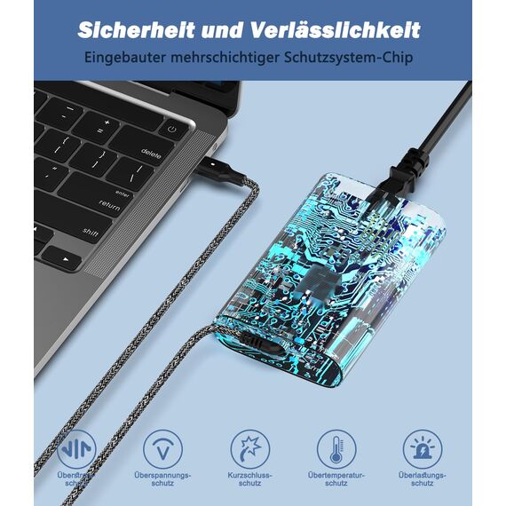 65 W Ladegerät HP Elitebook USB C Laptop für HP Elitebook Elite Spectre X360 X2 830 1030 1040 Envy 11 13 14 15 Probook 430 G6 G7 G8 Chromebook Pavilion Adapter Computer PC Ladegerät