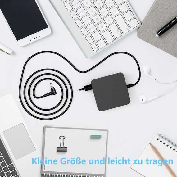 Hafiuege Ersatz Asus Netzteil 45W 19V 2.37A Laptop Ladekabel kompatibel mit Asus Zenbook UX303U UX305 UX410U UX430 VivoBook Transformer Book F553M S200 Chromebook C200 C300 Ladegerät 4.0 * 1.35mm