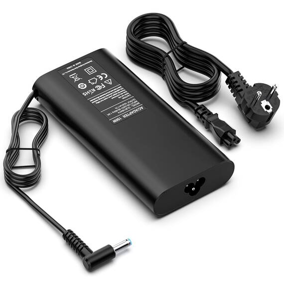 shefor 150W Laptop Ladekabel Netzteil Kompatibel mit HP Omen 15 17 Pavilion Gaming 15 17 ZBook Studio G3 G4 G5 G6 G7 G8 Power G7 G8 Fury 15 17 G7 G8 TPN-CA11 TPN-DA09 L32661-001 Ladegerät 19,5V 7,7A