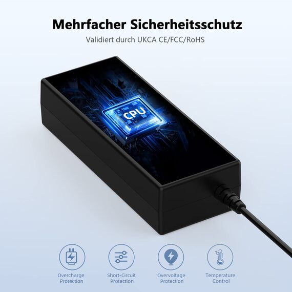 65W Laptop Netzteil Kompatibel Mit Acer Aspire 3 A315 A314 A515 E17 E15 E5 E3 V3 V5 ES1 ES15 A315-51 A315-41 A315-54 E5-575 E5-575G E1-531 E1-571 PA-1650-86 19V 3.42A Adapter 5,5 * 1,7mm