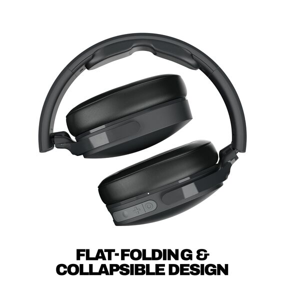 Skullcandy Hesh Evo Over-Ear Wireless-Kopfhörer, 36 Std. Akkulaufzeit, Mikro, kompatibel mit iPhone, Android und Bluetooth-Geräten - Schwarz