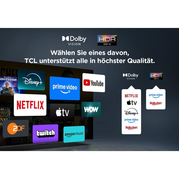 TCL 43PF650 43-Zoll 4K Ultra HD, HDR TV, Smart LED Fire TV (Dolby Vision, Dolby Atmos, DTS, HDR 10, Alexa integriert, Airplay2, Miracast)