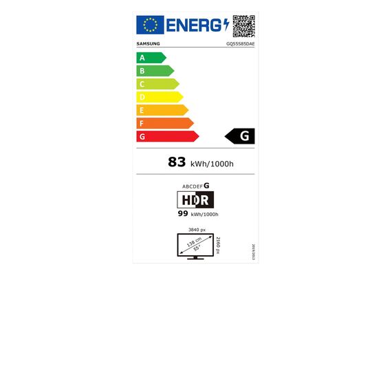 Samsung OLEDGQ55S85D 4K Fernseher 55 Zoll (138 cm), OLED HDR, Dolby Atmos, TV mit Neural Quantum AI Gen2 Prozessor, AI Upscaling, Smart TV, KI, Deutsches Modell