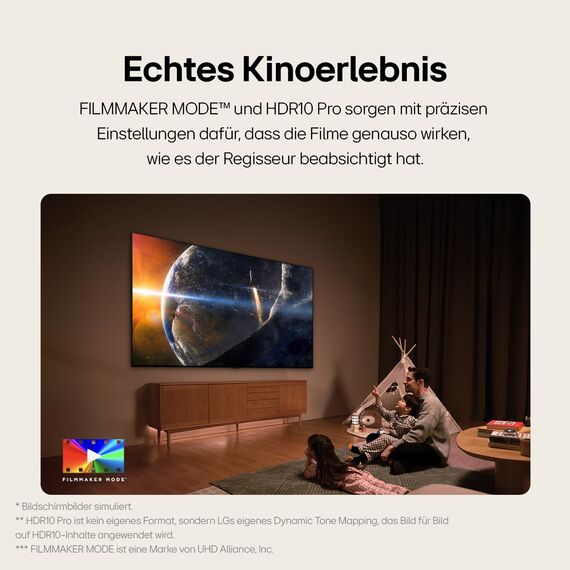 LG 55QNED86T6A TV 55" (139 cm) QNED Fernseher (α8 4K AI-Prozessor, webOS 24, HDR10, bis zu 120Hz) [Modelljahr 2024]