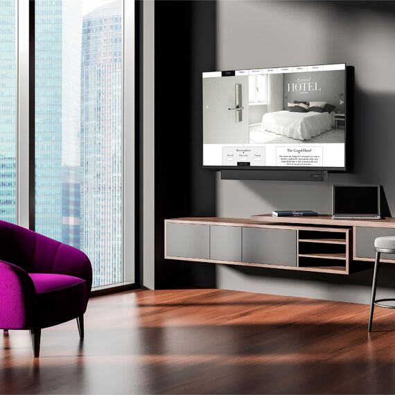 DYON Movie Smart 50 VX - 50 Zoll (126 cm) 4K UHD Smart TV mit Triple Tuner (DVB-C/-S2/-T2), App Store, Prime Video, Netflix, YouTube, DAZN, Disney+, waipu.tv, Hotelmodus