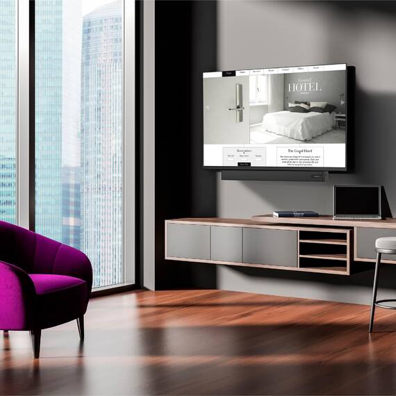 DYON Movie Smart 32 VX-S - 32 Zoll (80 cm) Smart TV mit Soundboost, Triple Tuner (DVB-C/-S2/-T2), App Store, Prime Video, Netflix, YouTube, DAZN, Disney+, Hotelmodus [2026]