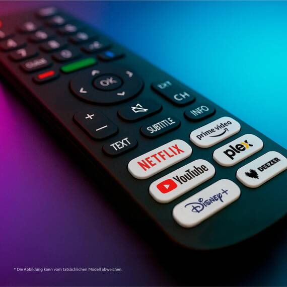 DYON Movie Smart 32 VX-S - 32 Zoll (80 cm) Smart TV mit Soundboost, Triple Tuner (DVB-C/-S2/-T2), App Store, Prime Video, Netflix, YouTube, DAZN, Disney+, Hotelmodus [2026]