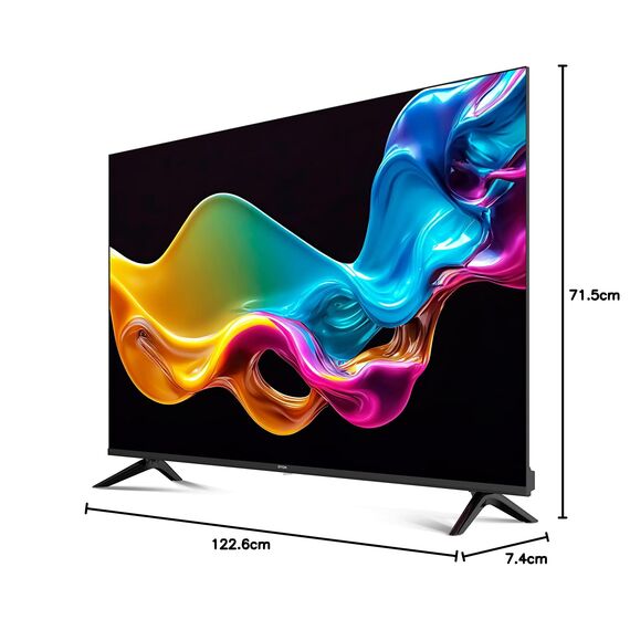 DYON Movie Smart 55 XT-3 139 cm (55 Zoll) Fernseher (4K Ultra-HD Smart TV, HD Triple Tuner (DVB-C/-S2/-T2), Prime Video, Netflix & HbbTV) [Modelljahr 2023]