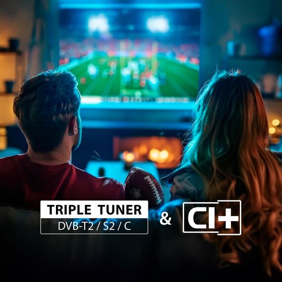 DYON ULTIMAX 32H-TI-WS - 32 Zoll (80 cm) Smart TV mit Tizen OS und Soundboost, Triple Tuner (DVB-C/-S2/-T2), Smart & Gaming Hub, Prime Video, Netflix, Disney+ [2026]