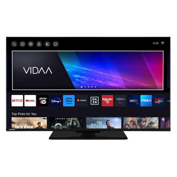 Toshiba 43UV3463DAW 43 Zoll VIDAA TV Fernseher (4K UHD Smart TV, HDR Dolby Vision, Triple-Tuner, Bluetooth, Dolby Audio) 2026
