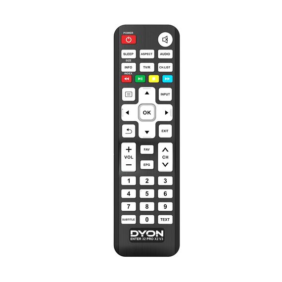 DYON Enter 32 Pro X2-32 Zoll (80 cm) Fernseher mit Triple Tuner (DVB-C/-S2/-T2), Hotelmodus, USB-Media Player