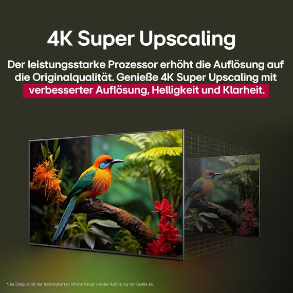 LG 43NANO80A6B TV 43 Zoll (109 cm) 4K NanoCell AI TV (α7 Gen8 4K AI Prozessor, webOS 25, 60Hz) [Modelljahr 2025]