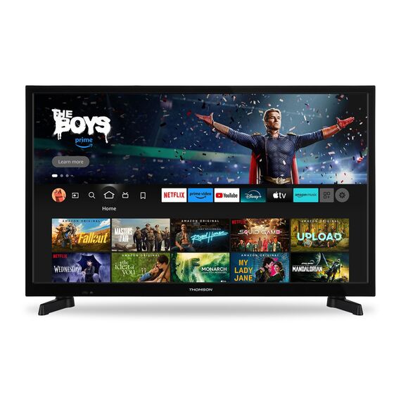 Thomson 24 Zoll (60 cm) HD Smart Fire TV, Alexa-Sprachsteuerung, Triple-Tuner (DVB-T/T2/C/S/S2), Dolby Audio, HDR10, AirPlay, WLAN, Bluetooth, HDMI, 24HF2S35