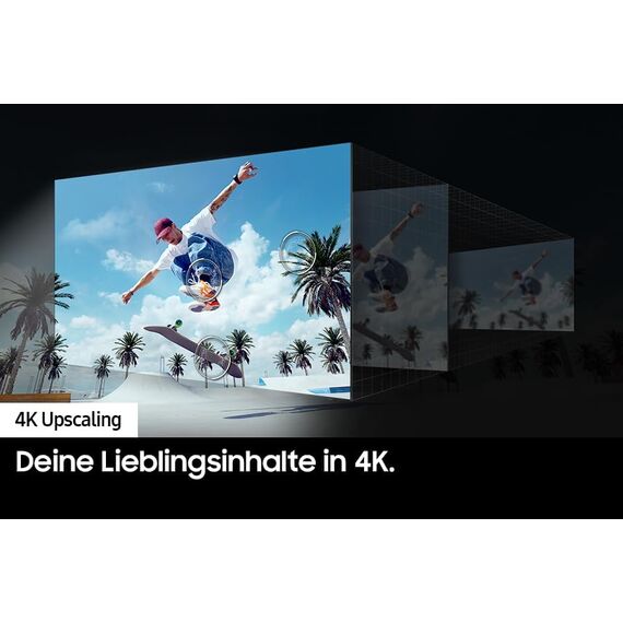 Samsung Crystal UHD TV 4K DU7179 Fernseher 55 Zoll (138 cm), Fernseher mit PurColor, 4K Upscaling, Gaming Hub, Crystal Prozessor, Tizen OS, Smart TV, Alexa, 3D Surround Sound & Q-Symphony