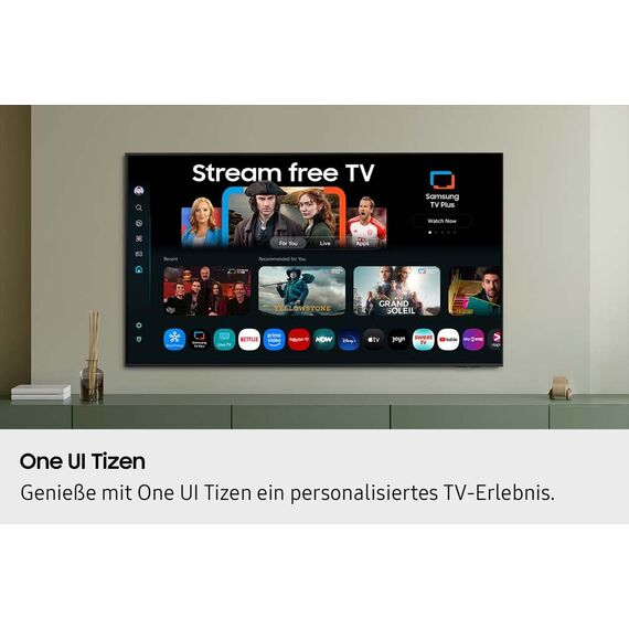 Samsung Crystal UHD 4K U7099F 85 Zoll (214 cm) LED Fernseher, Crystal Prozessor 4K, MetalStream Design, SmartThings, Knox Security, Gaming Hub, AI Upscaling, Kostenlose Inhalte, Smart AI TV