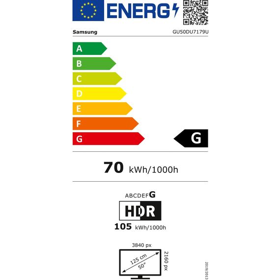 Samsung Crystal UHD 4K DU7179 TV 50 Zoll, Smart TV, Deutsches Model mit HW-C410G Soundbar inkl. integriertem Subwoofer