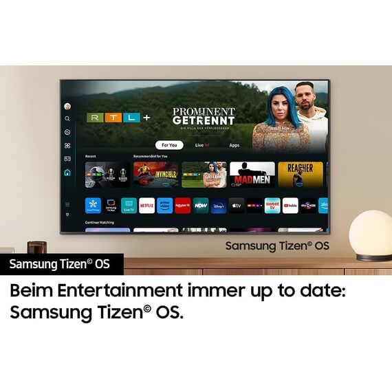Samsung Crystal UHD TV 4K DU7179 Fernseher 65 Zoll (163 cm), Fernseher mit PurColor, 4K Upscaling, Gaming Hub, Crystal Prozessor, Tizen OS, Smart TV, Alexa, 3D Surround Sound & Q-Symphony