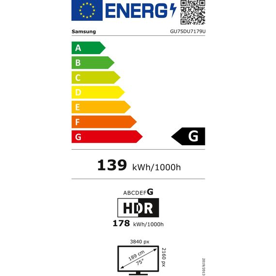 Samsung Crystal UHD 4K DU7179 TV 75 Zoll, Smart TV, Deutsches Model mit HW-C410G Soundbar inkl. integriertem Subwoofer