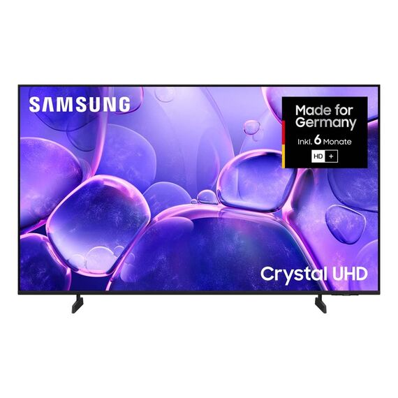 Samsung Crystal UHD U8079F 4K 50 Zoll (125 cm) LED Fernseher, Crystal Prozessor 4K, MetalStream Design, SmartThings, AI Upscaling, Gaming Hub, Knox Security, Kostenlose Inhalte, Smart TV