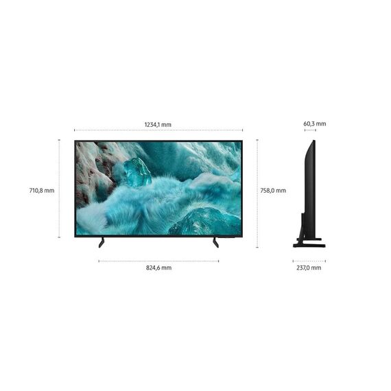 Samsung QLED 4K Q7FA 55 Zoll (138 cm) UHD Fernseher, Q4 AI Prozessor, Quantum Dot für Reale Farben, 4K Upscaling, Gaming Hub, Knox Security, Kostenlose Inhalte, Samsung Vision AI Smart TV