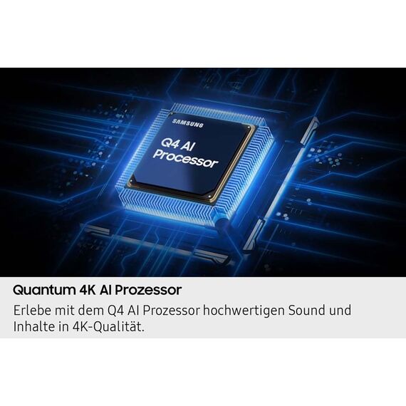 Samsung QLED Q7F2 4K 85 Zoll (214 cm) UHD Fernseher, Q4 AI Prozessor, Quantum Dot für Reale Farben, Upscaling, Knox Security, Gaming Hub, Kostenlose Inhalte, Samsung Vision AI Smart TV