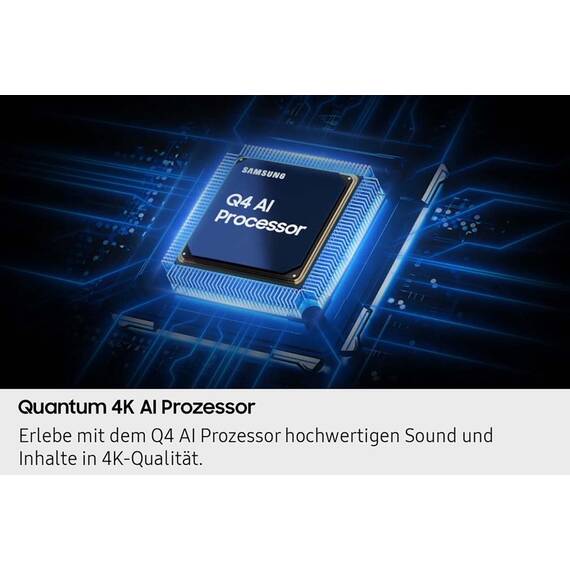 Samsung QLED 4K Q7FA 50 Zoll (125 cm) UHD Fernseher, Q4 AI Prozessor, Quantum Dot für Reale Farben, 4K Upscaling, Gaming Hub, Knox Security, Kostenlose Inhalte, Samsung Vision AI Smart TV, 2025