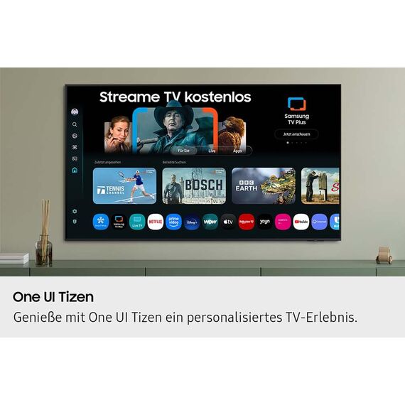 Samsung QLED 4K Q7FA 55 Zoll (138 cm) UHD Fernseher, Q4 AI Prozessor, Quantum Dot für Reale Farben, 4K Upscaling, Gaming Hub, Knox Security, Kostenlose Inhalte, Samsung Vision AI Smart TV