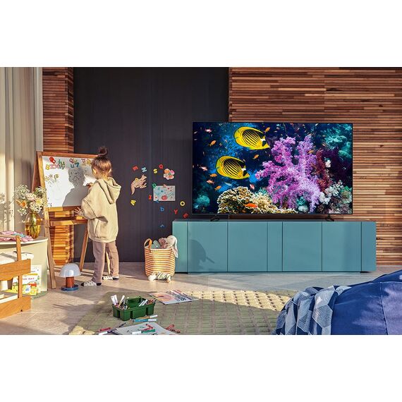 Samsung QLED 4K Q60A TV 65 Zoll (GQ65Q60AAUXZG), Quantum HDR, Quantum Prozessor Lite 4K, 100% Farbvolumen [2021]
