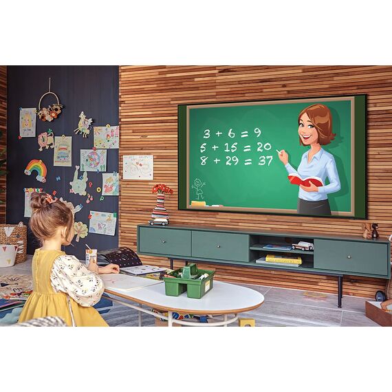 Samsung QLED 4K Q60A TV 55 Zoll (GQ55Q60AAUXZG), Quantum HDR, Quantum Prozessor Lite 4K, 100% Farbvolumen [2021]