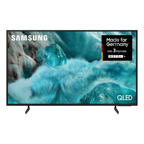 Samsung QLED 4K Q7FA 50 Zoll (125 cm) UHD Fernseher, Q4 AI Prozessor, Quantum Dot für Reale Farben, 4K Upscaling, Gaming Hub, Knox Security, Kostenlose Inhalte, Samsung Vision AI Smart TV, 2025