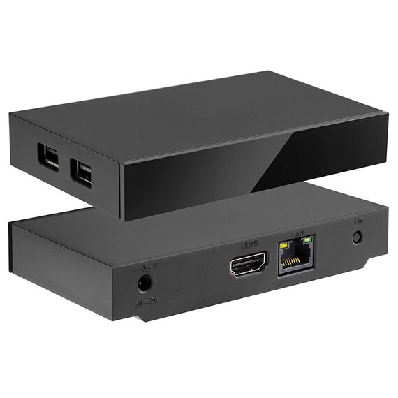 MAG 540w3 Original Infomir & hb-digital 4K Set Top Box Multimedia Player Internet TV Receiver UHD 60FPS 2160p@60 FPS HDMI 2.1 4K- und HEVC-Unterstützung USB3.0 ARM Cortex-A35 + HDMI Kabel