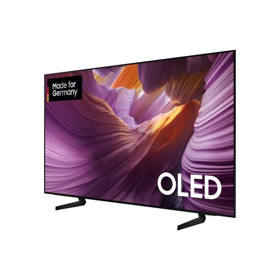 Samsung OLED 4K S85F 77 Zoll (195 cm) UHD Fernseher, NQ4 AI Gen2 Prozessor,4K Upscaling, OLED HDR, Farben Pantone validiert, Dolby Atmos, Gaming-Hub, Knox Security, Samsung Vision AI Smart TV