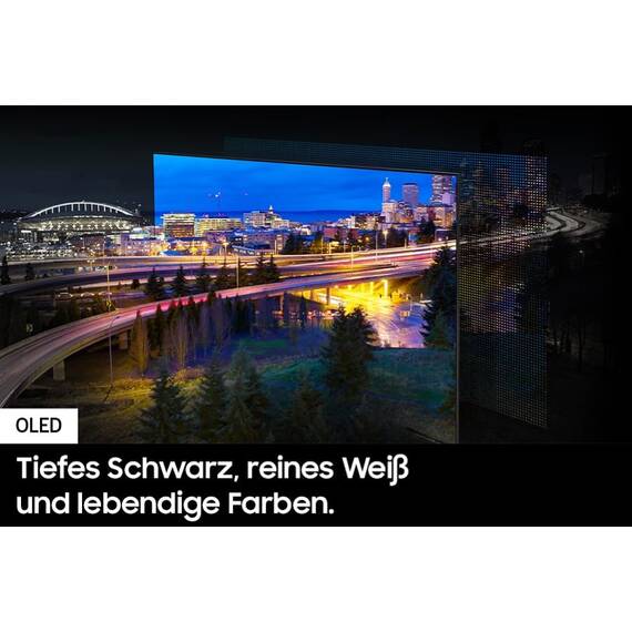 Samsung OLEDGQ65S85D 4K Fernseher 65 Zoll (163 cm), OLED HDR, Dolby Atmos, TV mit Neural Quantum AI Gen2 Prozessor, AI Upscaling, Smart TV, KI, Deutsches Modell