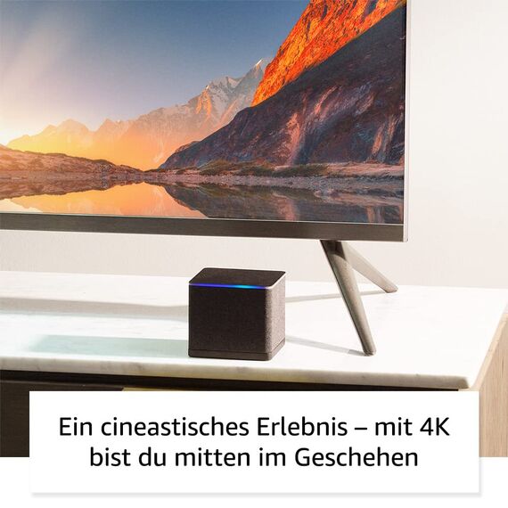 Fire TV Cube mit Alexa-Sprachfernbedienung Pro