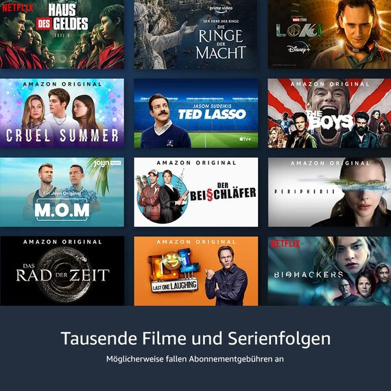 Amazon Fire TV Stick mit Alexa-Sprachfernbedienung (mit TV-Steuerungstasten) | HD-Streaminggerät