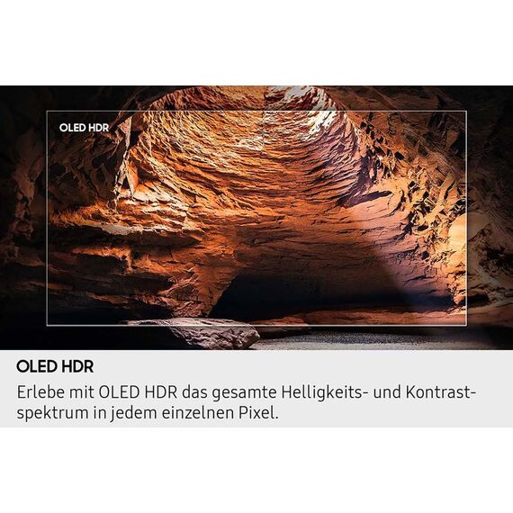Samsung OLED 4K S85F 77 Zoll (195 cm) UHD Fernseher, NQ4 AI Gen2 Prozessor,4K Upscaling, OLED HDR, Farben Pantone validiert, Dolby Atmos, Gaming-Hub, Knox Security, Samsung Vision AI Smart TV