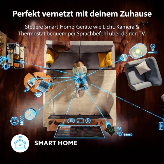 DYON nexGo 43F Smart TV – 43 Zoll (108 cm) Full HD Google TV mit Sprachsteuerung, Google Assistant, Play Store, Chromecast, Triple Tuner, Netflix, Prime Video & YouTube [Modell 2025]