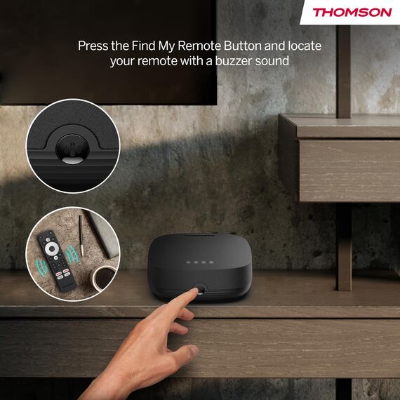 THOMSON Streaming Box Plus 270, Google TV, 4K UHD, Sprachsteuerung, Voice Control, Google Cast, Netflix, Disney Plus, Wi Fi, Mehrfachstecker Netzteil, 3 GB RAM, 32 GB Speicher