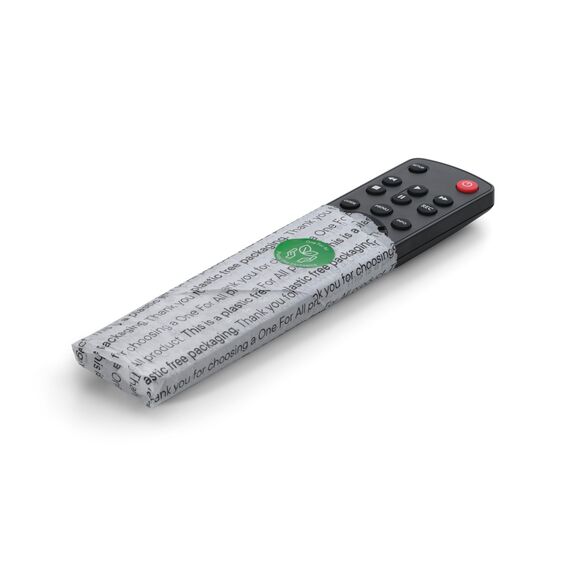 One for All for All Contour TV Universal Fernbedienung TV - Steuerung von TV/Smart TV - Funktioniert garantiert mit Allen Herstellermarken – URC1210, Schwarz