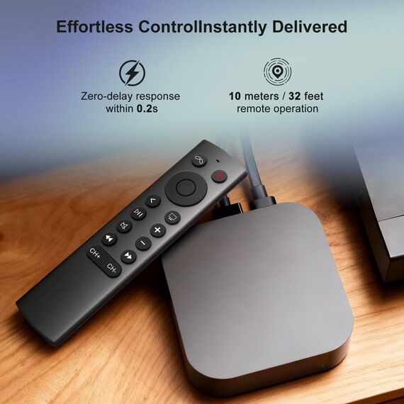 für Apple-TV-Fernbedienung, Universelle Ersatzfernbedienung für Apple TV 4K/HD (ohne Siri und Sprachsteuerung)