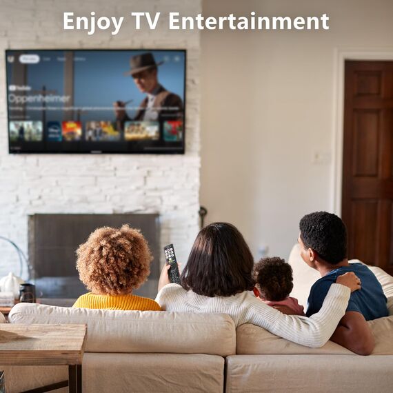 Ersatz für Hisense-TV-Fernbedienung, Universal für Hisense VIDAA Smart 4K Fernseher UHD FHD QLED LED LCD HD TV