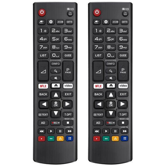 Fernseher Fernbedienung für LG Smart TV (2er-Pack) - Universal Ersatzfernbedienung für alle LG OLED/QNED 4K UHD Smart TVs