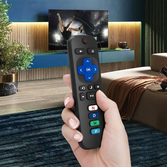 Ersatz-Fernbedienung RC280 RC282 für TCL Roku Smart-LED-TV mit Tasten für Netflix, Sling, Hulu und DirecTV Now