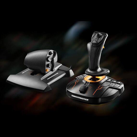 Thrustmaster T.16000M FCS HOTAS – Flight Stick & TWCS Schubregler mit H.E.A.R.T Magnet-Technologie – S.M.A.R.T Schienensystem – Ideal für MSFS & Elite Dangerous – PC