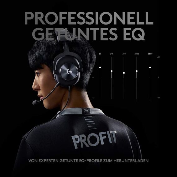 Logitech G Gaming Kopfhörer, Schwarz, Headset