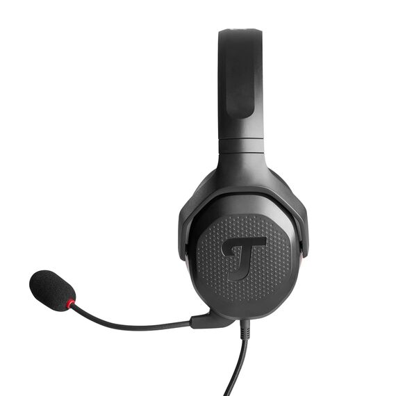 Teufel CAGE ONE Kabelgebundenes Over-Ear-Kopfhörer, Mikrofon, Gaming-Headset, TeamSpeak Zertifiziert, geeignet für Games, Musik und fürs Homeoffice - schwarz
