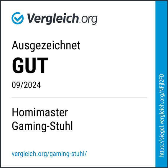 Homimaster Gaming Stuhl, Bürostuhl Ergonomisch mit verstellbare Lendenkissen, Kopfkissen und Armlehnen,Gaming Chair Gepolstert,Gamer Stuhl Wippfunktion,Gaming Stuhl 150 kg Belastbarkeit