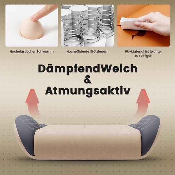SUKIDA Gaming Stuhl,Ergonomischer Gaming-Stuhl mit Fußstütze, Racing Gaming Chair Kopfstütze Verstellbarer Computerstuhl Höhenverstellbar Lendenwirbelstütze für Homeoffice und Gaming,Blaugrau